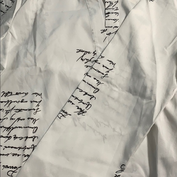 Handwriting Print Casual Shirt - Picture 12 of 12